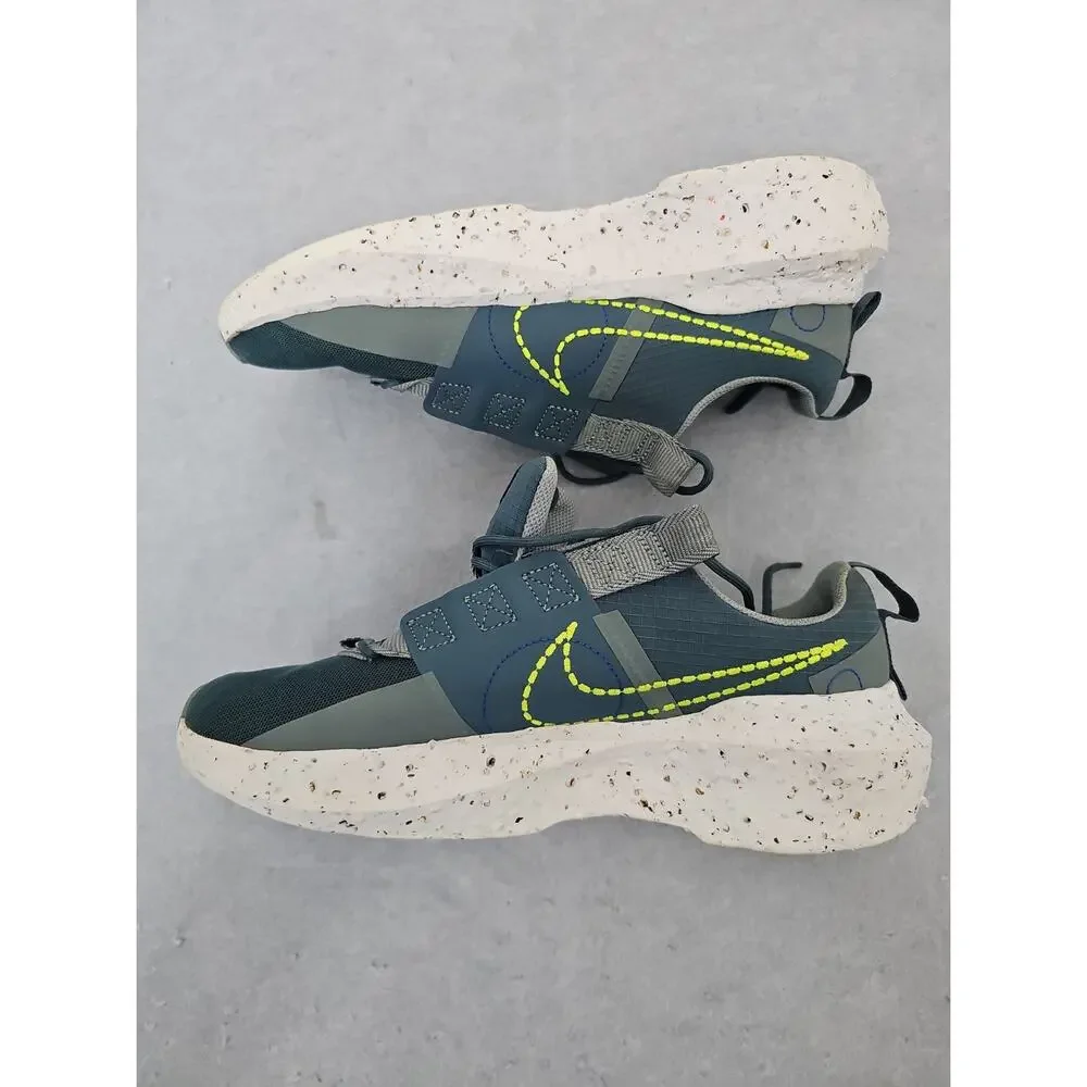 Nike Men Crater Impact Training Athletic Sport Casual Shoes Size 10 Green Volt